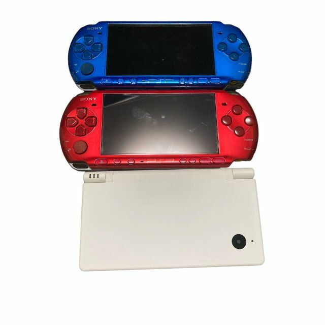 ジャンク PSP-3000 バイラントブルー ラディアントレッド DSi