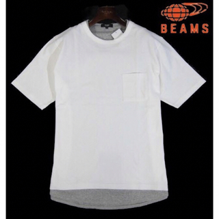 ビームス(BEAMS)の【BEAMS/ビームス】フェイクレイヤード 半袖Tシャツ ・ホワイト系・XL(Tシャツ/カットソー(半袖/袖なし))