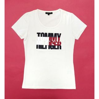 トミーヒルフィガー(TOMMY HILFIGER)の【美品】TOMMY HILFIGER(トミーヒルフィガー)レディースTシャツ S(Tシャツ(半袖/袖なし))