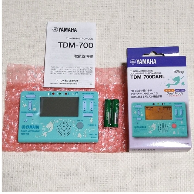 【新品・未使用】YAMAHA　TDM-700DARL チューナーメトロノーム