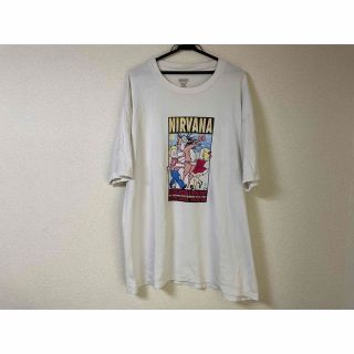 ニルバーナ 半袖Tシャツ ホワイト 白 XXL ビッグサイズ(Tシャツ/カットソー(半袖/袖なし))