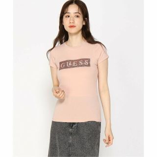 ゲス(GUESS)の【ライトピンク(PGLS)】(W)Steel Sequin Foil Tee(カットソー(長袖/七分))