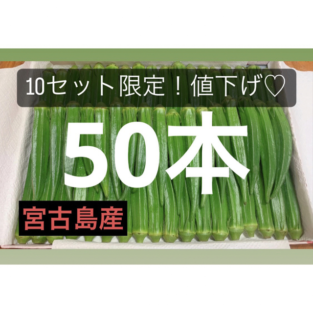 【10セット限定】宮古島産　おくら　オクラ 食品/飲料/酒の食品(野菜)の商品写真