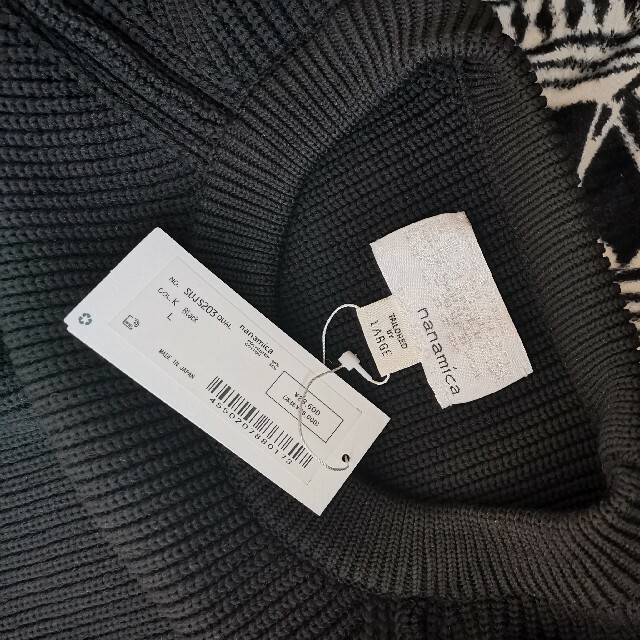 nanamica - 新品 nanamica 5G Crew Neck Sweater Lサイズの通販 by