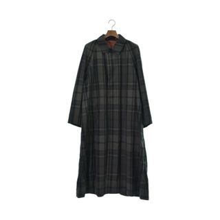 ポールスミス(Paul Smith)のPaul Smith ステンカラーコート M グレーx黒(チェック) 【古着】【中古】(ステンカラーコート)