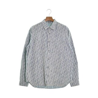 Dior Homme カジュアルシャツ 39(M位) 青x白(総柄)