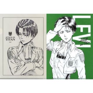 進撃の巨人　リヴァイ WIT STUDIO A4描き下ろしクリアファイルセット(クリアファイル)