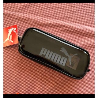 プーマ(PUMA)の【新品】プーマのシースルークリアペンケース　ブラック(ペンケース/筆箱)