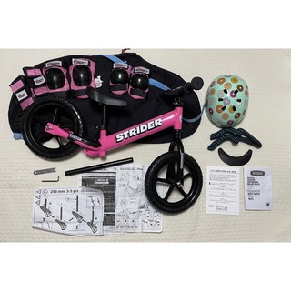  【nanako様専用】ストライダー　スポーツモデル　ピンク　12インチ　美品(三輪車/乗り物)