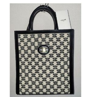 celine - CELINE スモール バーティカル カバ トリオンフエンブロイ