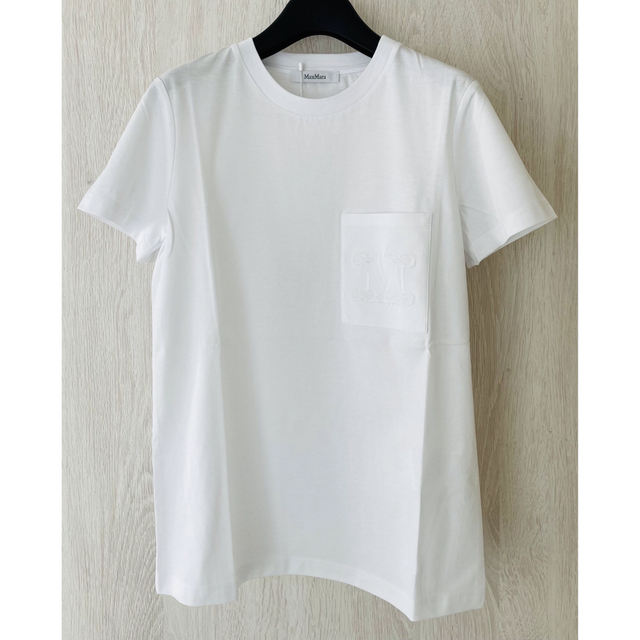 新素材新作 【新品未使用】MAX MARA Tシャツ VALIDO 白 Sサイズ T