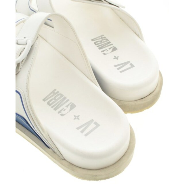 LOUIS VUITTON(ルイヴィトン)のLOUIS VUITTON サンダル UK9(27.5cm位) 白x青 【古着】【中古】 メンズの靴/シューズ(サンダル)の商品写真
