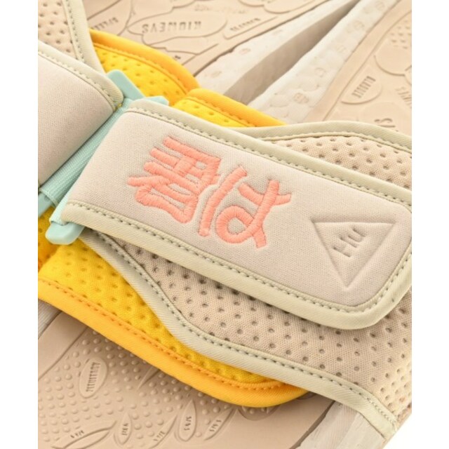 adidas(アディダス)のadidas アディダス サンダル 27.5cm ベージュ系x黄x水色系等 【古着】【中古】 メンズの靴/シューズ(サンダル)の商品写真