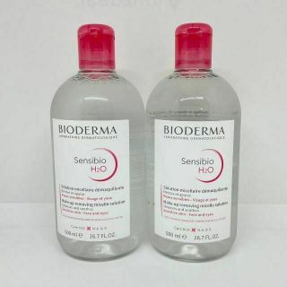 ビオデルマ(BIODERMA)のビオデルマ サンシビオ H2O エイチツーオー D 500ml 2本(クレンジング/メイク落とし)