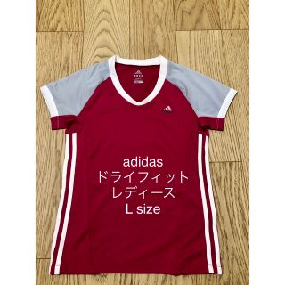 アディダス(adidas)のアディダス Tシャツ　ドライフィット　Lサイズ　Vネック(Tシャツ(半袖/袖なし))