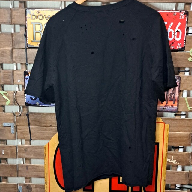 【激レア】TORO トロ　クラッシュ加工　ジッパー　半袖Tシャツ　L メンズのトップス(Tシャツ/カットソー(半袖/袖なし))の商品写真