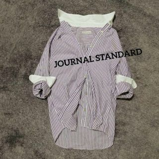 ジャーナルスタンダード(JOURNAL STANDARD)の新品 JOURNAL STANDARD ストライプ シャツ ブラウス 丸襟(シャツ/ブラウス(長袖/七分))