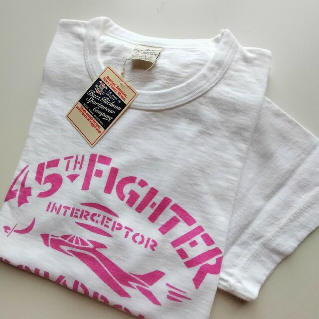 Buzz Rickson's(バズリクソンズ)のバズリクソンズ★45th FIGHTER SQUADRON★プリントT★新品★M メンズのトップス(シャツ)の商品写真