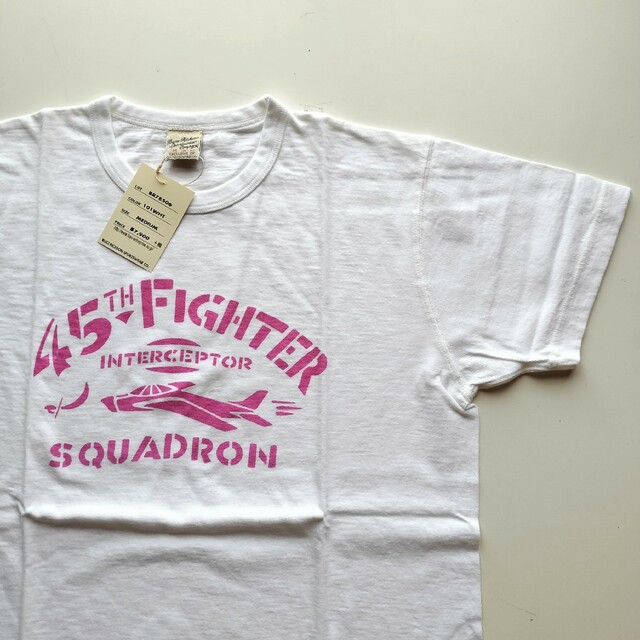 Buzz Rickson's(バズリクソンズ)のバズリクソンズ★45th FIGHTER SQUADRON★プリントT★新品★M メンズのトップス(シャツ)の商品写真