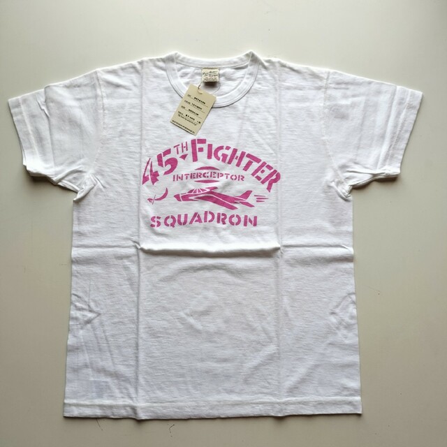 Buzz Rickson's(バズリクソンズ)のバズリクソンズ★45th FIGHTER SQUADRON★プリントT★新品★M メンズのトップス(シャツ)の商品写真