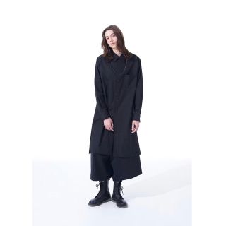 ヨウジヤマモト(Yohji Yamamoto)の100/2 BROAD REGULAR COLLAR LONG SHIRT(シャツ)