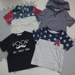 エイチアンドエム(H&M)のH&MとTHE SHOP TK の半袖トップス 4点セット 100(Tシャツ/カットソー)