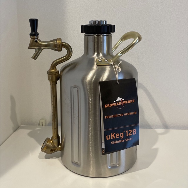 GrowlerWerks uKeg128 グロウラー ビールサーバー(シルバー)