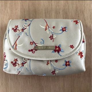 ジバンシィ(GIVENCHY)の【新品】GIVENCHY ジバンシー 刺繍 花柄 ミラー付 ポーチ コスメポーチ(ポーチ)