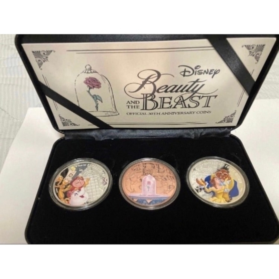 ディズニー 美女と野獣30周年記念硬貨 限定999セット品!の通販 by