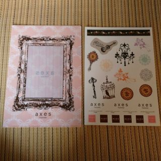 アクシーズファム(axes femme)の【送料込】アクシーズファム　クリアファイル+シール①　(axes femme)(ノベルティグッズ)