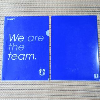 ソニー(SONY)の【送料込】We are the team クリアファイル(ノベルティグッズ)