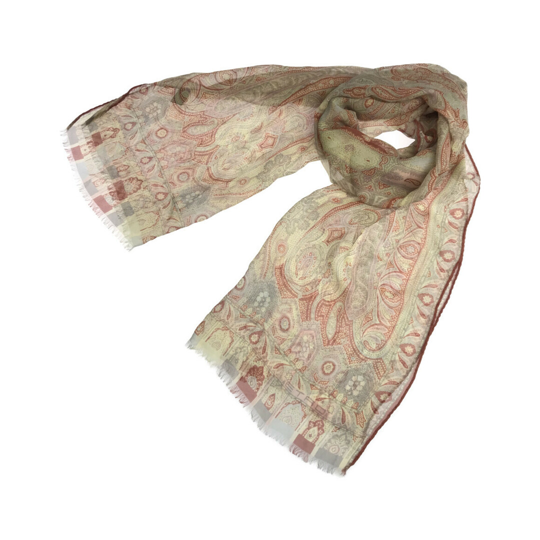 ETRO - エトロ ETRO シフォンスカーフ シルク100% ペイズリー柄