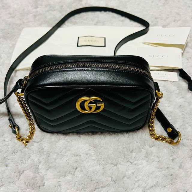 直送のみ 【新品未使用】GUCCI グッチ GGマーモント ショルダーバッグ