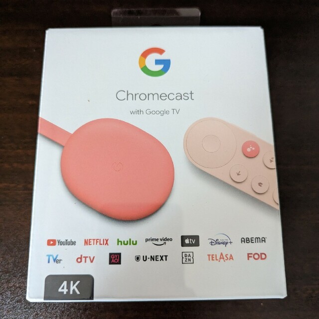 Google(グーグル)のChromecast 4K スマホ/家電/カメラのテレビ/映像機器(その他)の商品写真