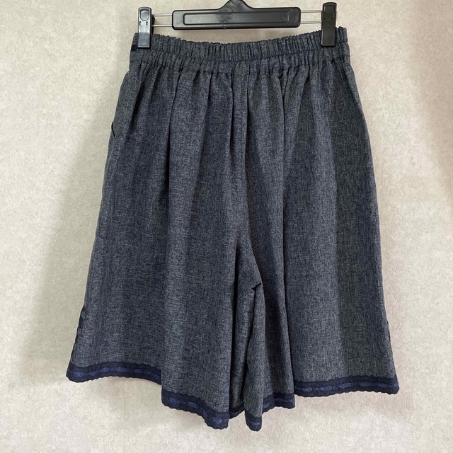 axes femme(アクシーズファム)のアクシーズファム　キュロット　スカート　パンツ　ネイビー　グレー　膝丈 レディースのパンツ(キュロット)の商品写真