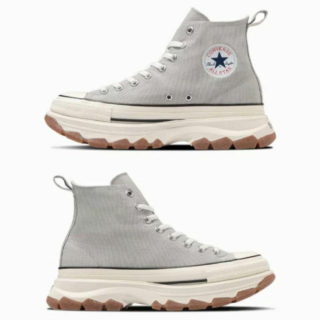 CONVERSE(コンバース)の【新品未使用】コンバース トレックウェーブ ハイ 24.5cm アイスグレイ レディースの靴/シューズ(スニーカー)の商品写真