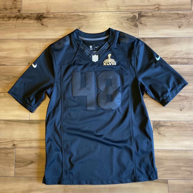 NIKE SUPER BOWL メッシュ フットボール ジャージ Tシャツ