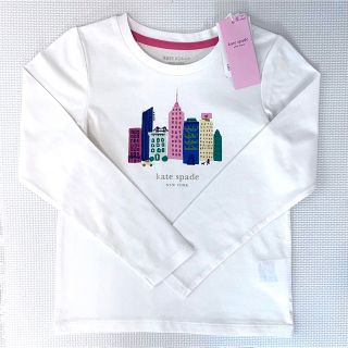 ケイトスペードニューヨーク(kate spade new york)の定価8,580円【新品タグ付】ケイトスペード★長袖Tシャツ★130(Tシャツ/カットソー)