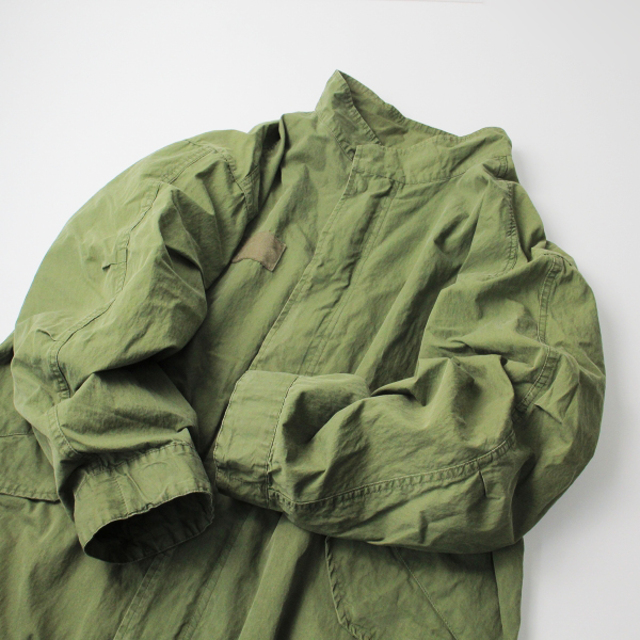 美品 定価8.5万 2022SS Deuxieme Classe ドゥーズィエムクラス military coat ミリタリーコート /グリーン-.【2400013368308】