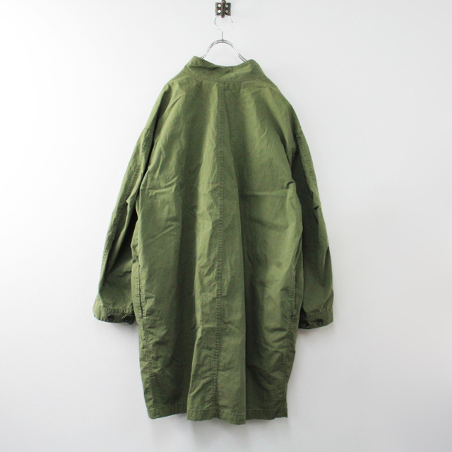 DEUXIEME CLASSE(ドゥーズィエムクラス)の美品 定価8.5万 2022SS Deuxieme Classe ドゥーズィエムクラス military coat ミリタリーコート /グリーン-.【2400013368308】 レディースのジャケット/アウター(ミリタリージャケット)の商品写真