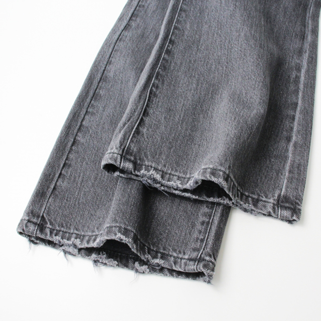 新品 2022SS L'Appartement アパルトモン別注 KURO クロ 70s Flare Denim フレア デニムパンツ 27/ブラック【2400013368353】 6