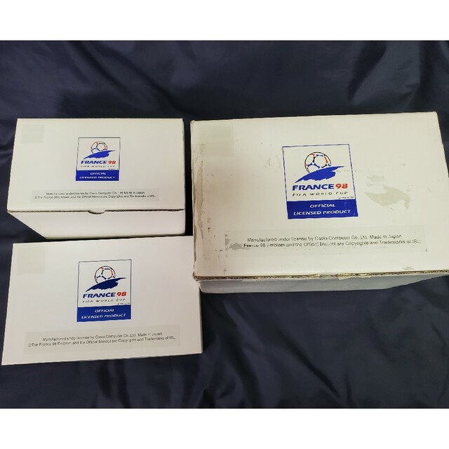 カシオGショック ワールドカップフランス98 3点セット展示用 カシオGショック ワールドカップフランス98 3点セット展示用