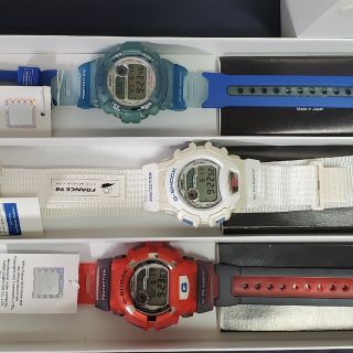 カシオ(CASIO)のカシオGショック　ワールドカップフランス98 3点セット展示用ケース付き(腕時計(デジタル))