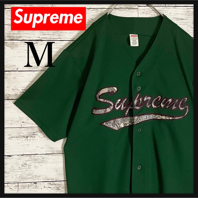 Supreme - 【 入手困難】シュプリーム☆ パイソン刺繍 ビックロゴ