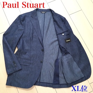 ポールスチュアート(Paul Stuart)の極美品★ポールスチュアート テーラードジャケット 紺 アンコン50L A698(テーラードジャケット)