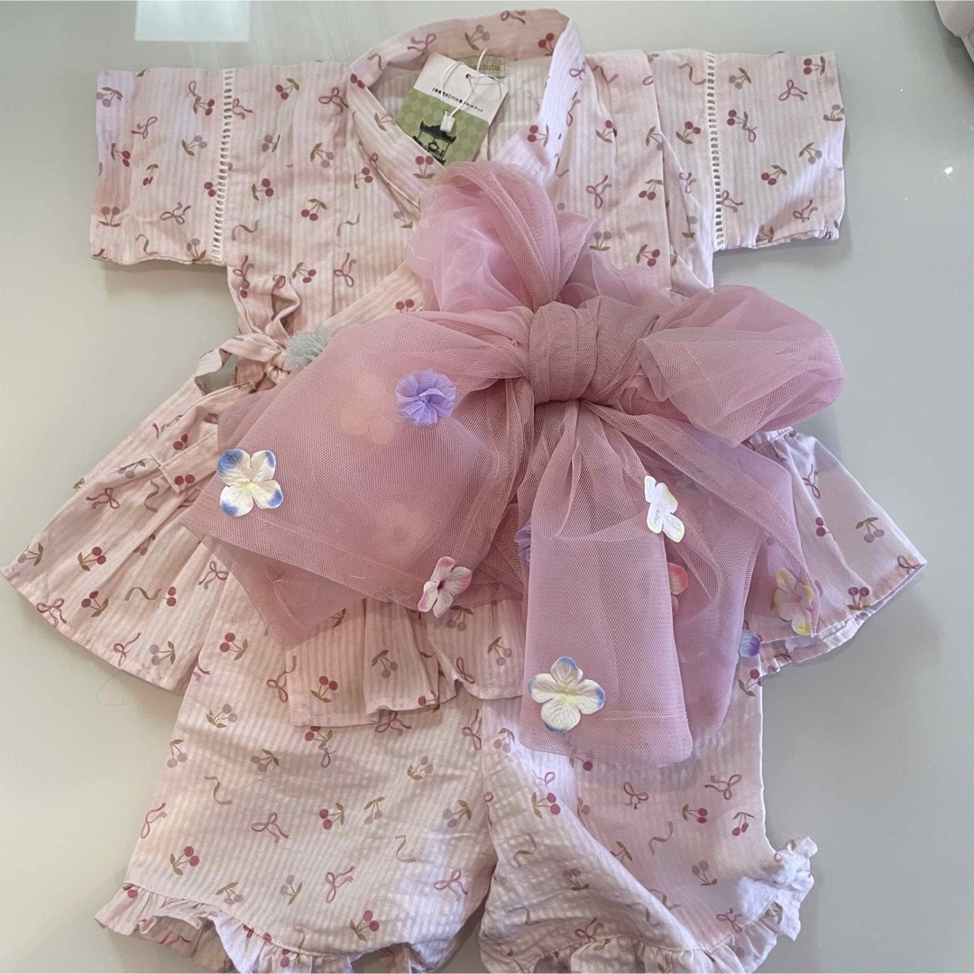 おまとめ専用⭐️新品 パンパンチュチュ リボンコート 120