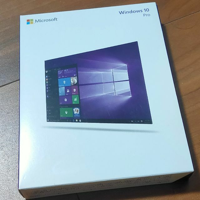 【新品未開封】 Microsoft Windows10 Pro パッケージ