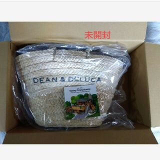 ディーンアンドデルーカ(DEAN & DELUCA)のディーン＆デルーカ　保冷かごバッグ　大(かごバッグ/ストローバッグ)