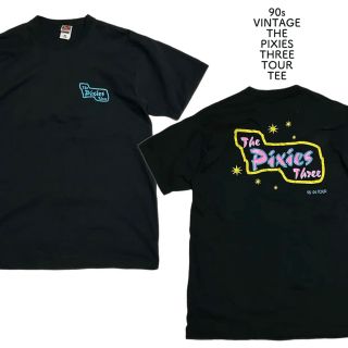驚きの価格 ビンテージ 90s THE ツアーTシャツ ピクシーズ THREE