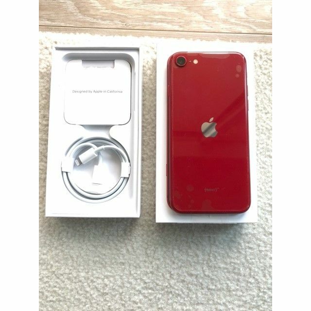 Apple - iPhoneSE3　SIMロック解除済　未使用 64ＧB　PRODUCT RED